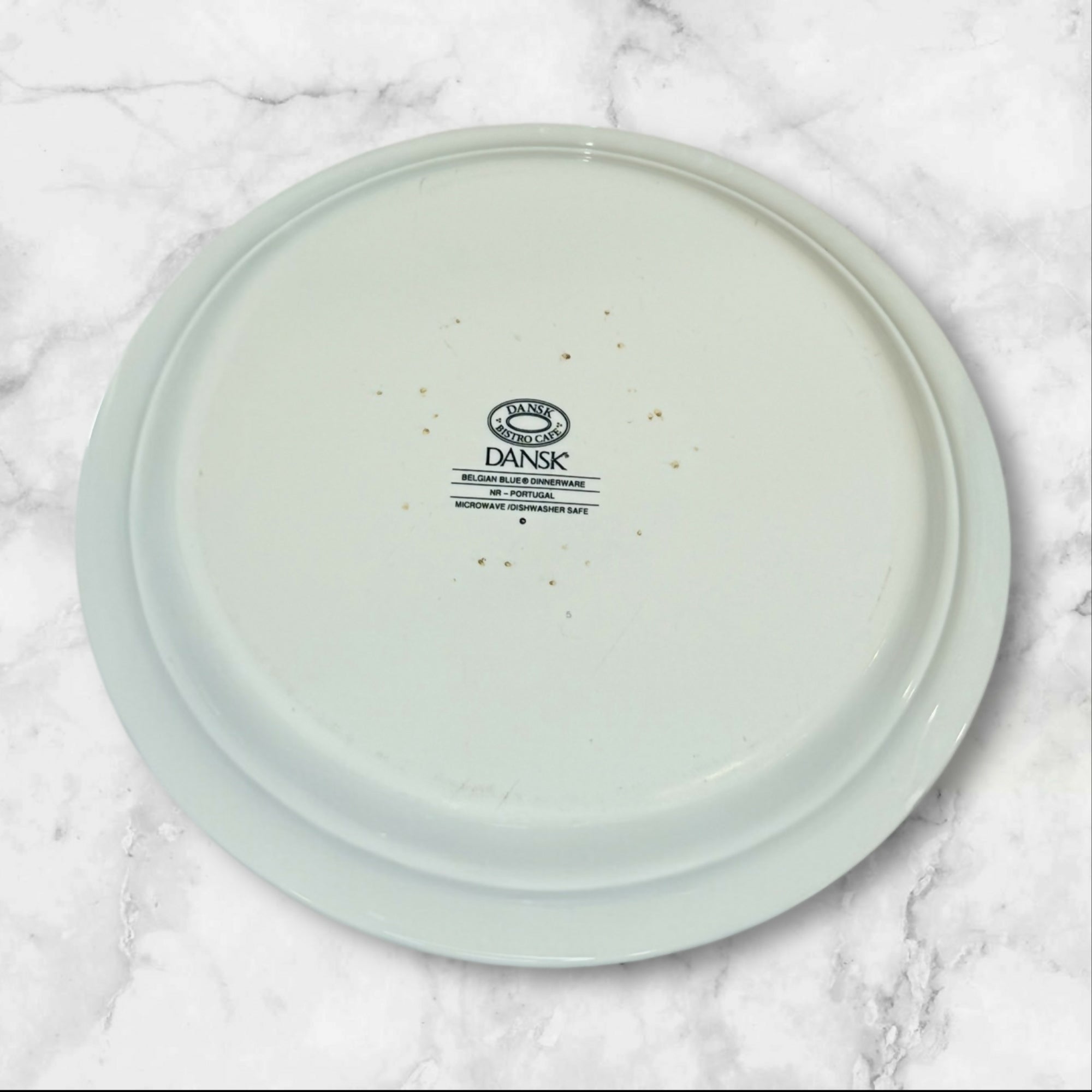 Dansk Belgian Blue Salad Plates | Set of 4 | Bistro Style | Excellent Condition