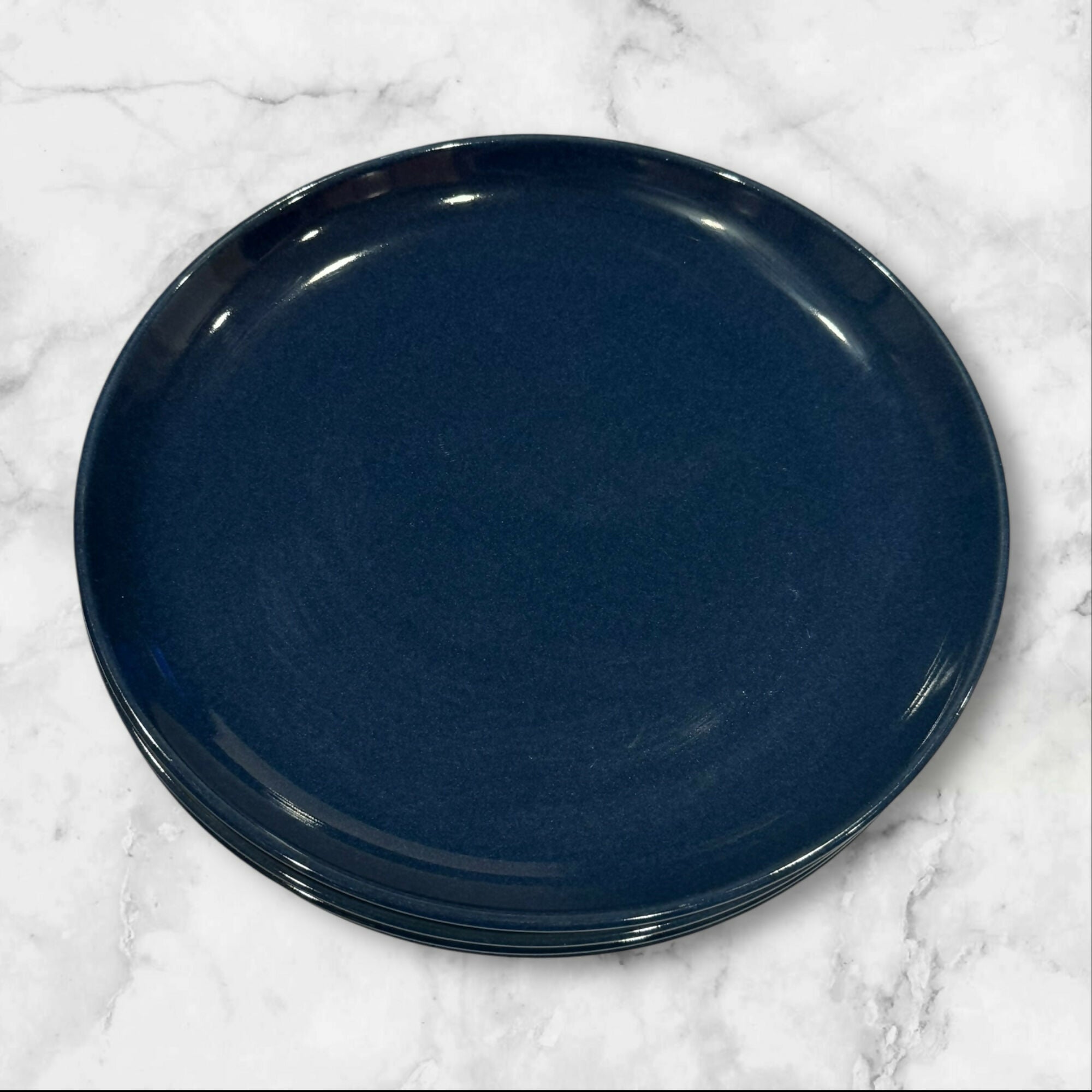Crate & Barrel Coast Blue Dinner Plates | Set of 5 | 11 3/8” | Great Condition