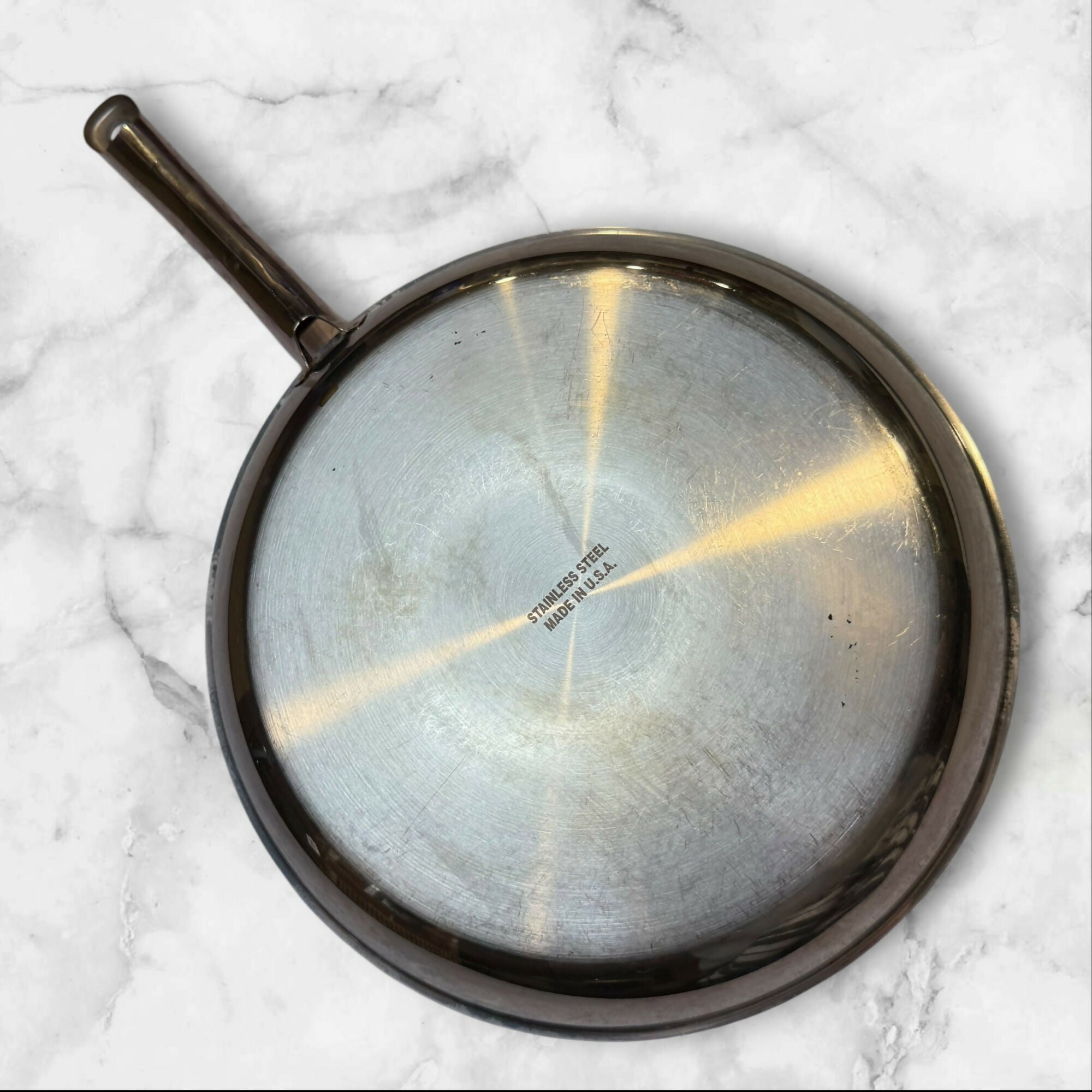 Stainless Steel Classic Fry Pan Skillet 12 Inch | Single | Good Condition
