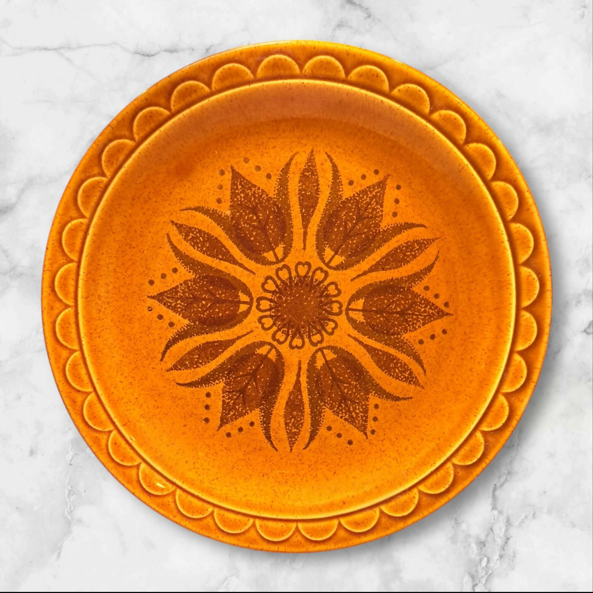 Homer Laughlin Golden Harvest Dinner Plates | Set of 4 | Great Condition