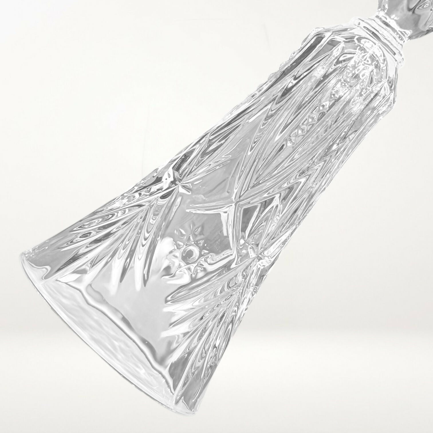 Cristal D’Arques Vincennes Cut Crystal Champagne Flutes | Set of 2 | Excellent Condition