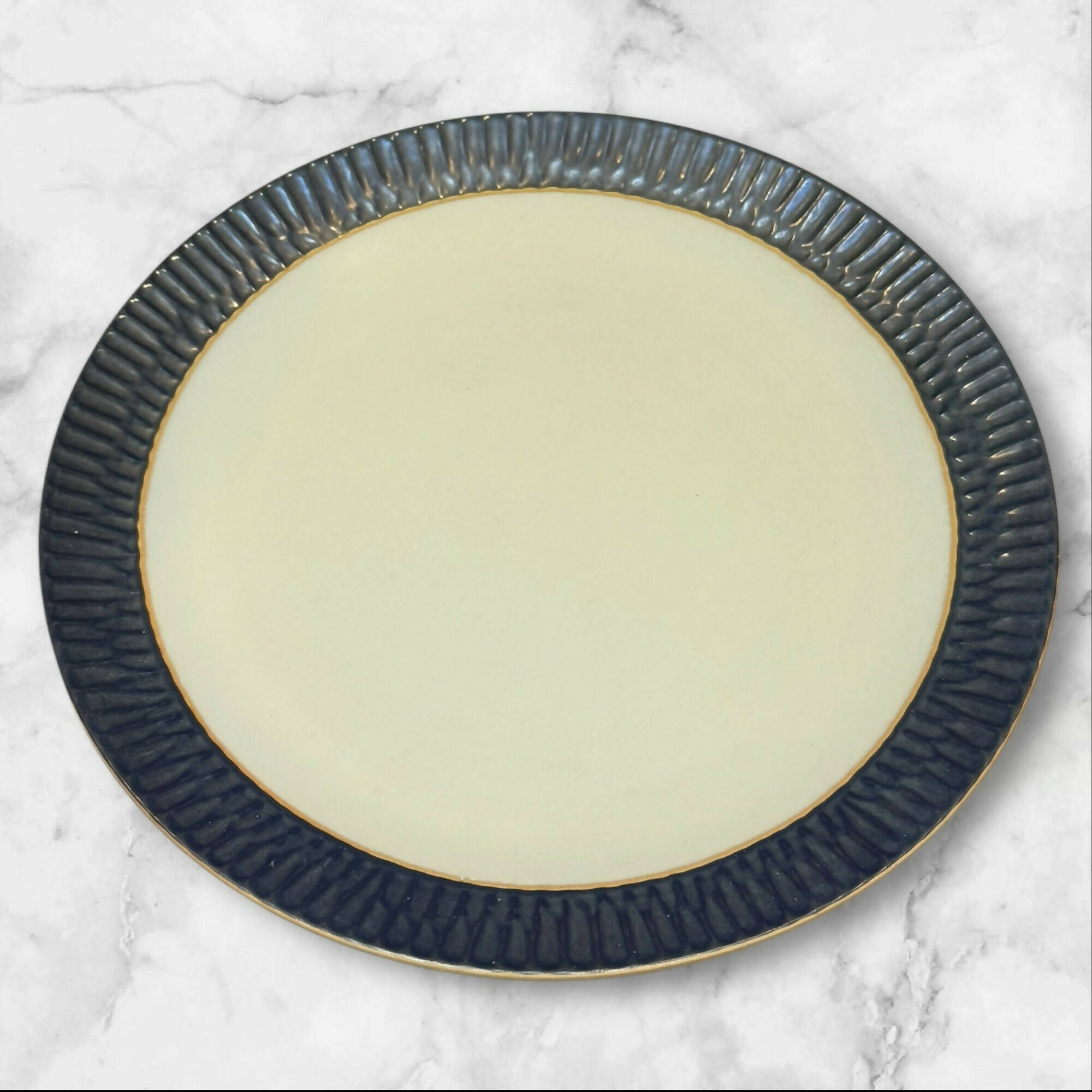 Crate & Barrel Scavo Dinner Plates | Set of 4 | Great Condition | Pre-Owned