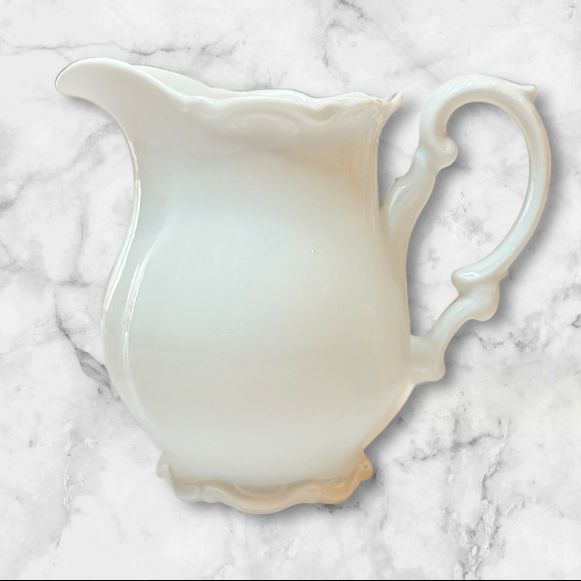 Mitterteich Baroque White Creamer | Discontinued | Excellent Condition