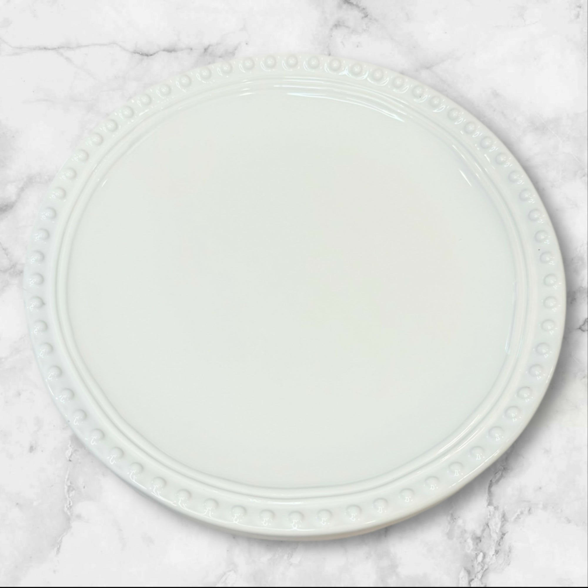 Fapor FOP13 White Dinner Plates | Set of 3 | Excellent Condition