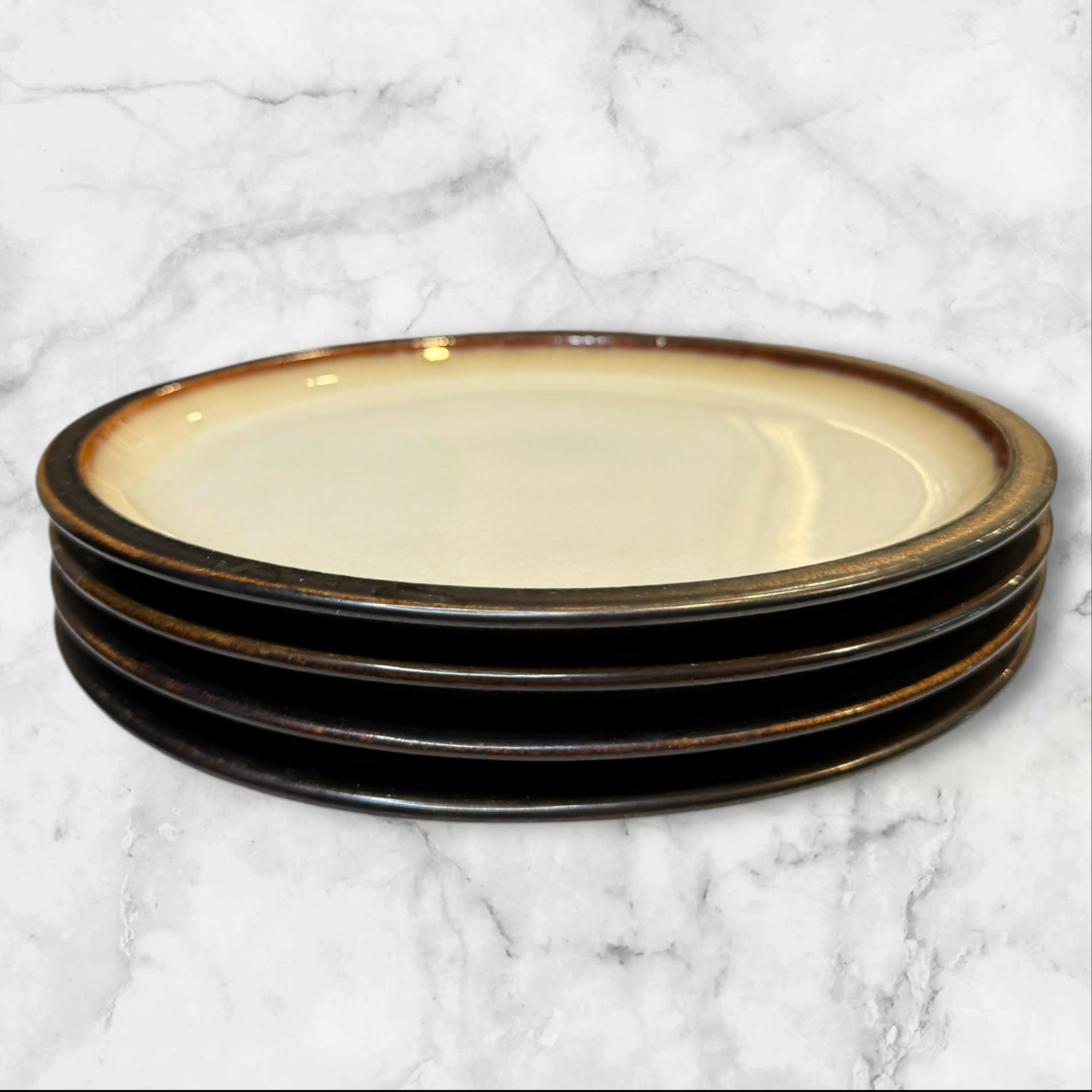 Home Thira Stoneware Salad Plates | Set of 4 | Good Condition