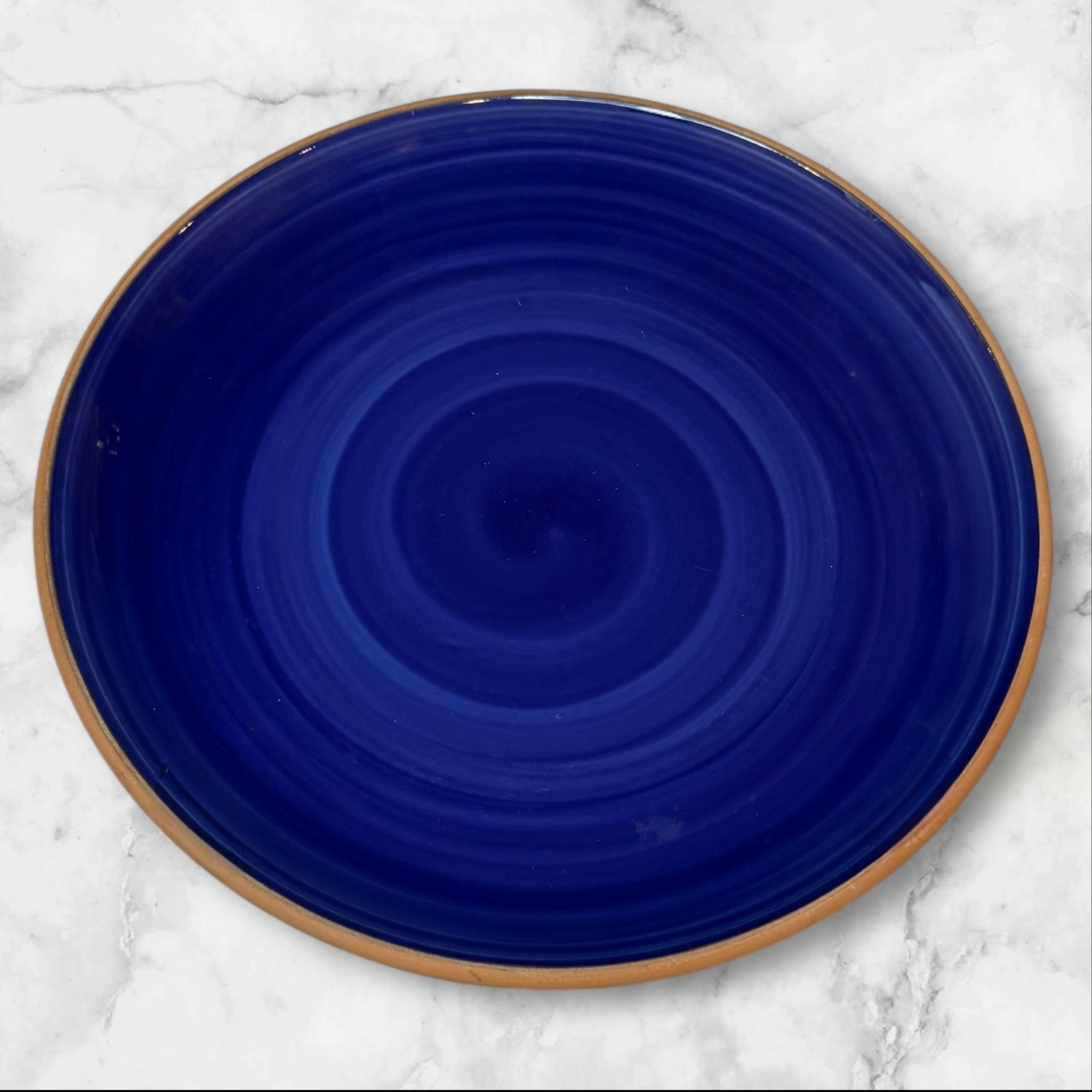 Furio Italy Blue Stoneware Dinner Plates | Set of 6 | Great Condition