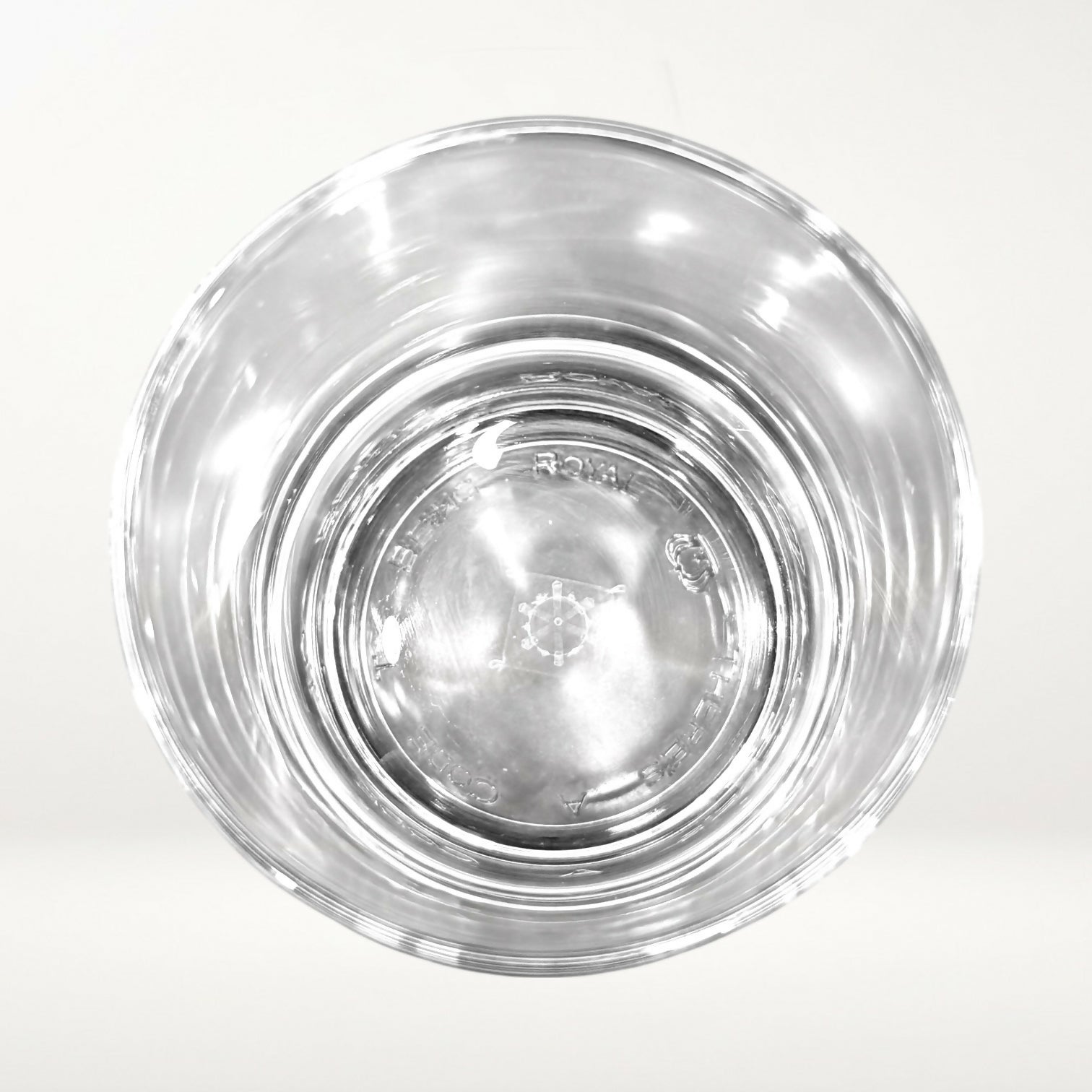 Crown Royal Hologram Whiskey Glass | Etched Crown Rocks Tumbler | Great Condition