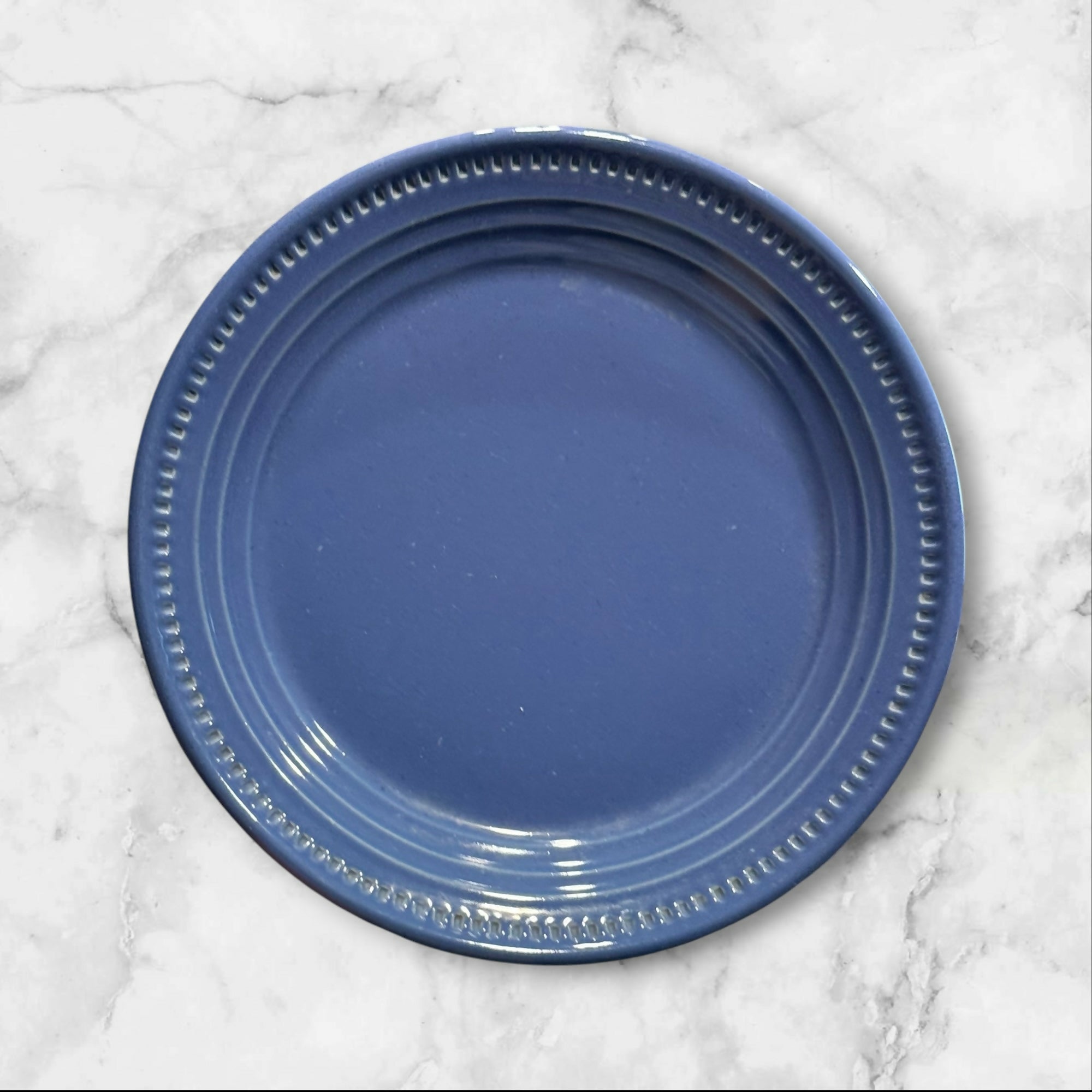 Dansk Cafe Colors Blue Dinner & Salad Plates | Set of 8 | Great Condition
