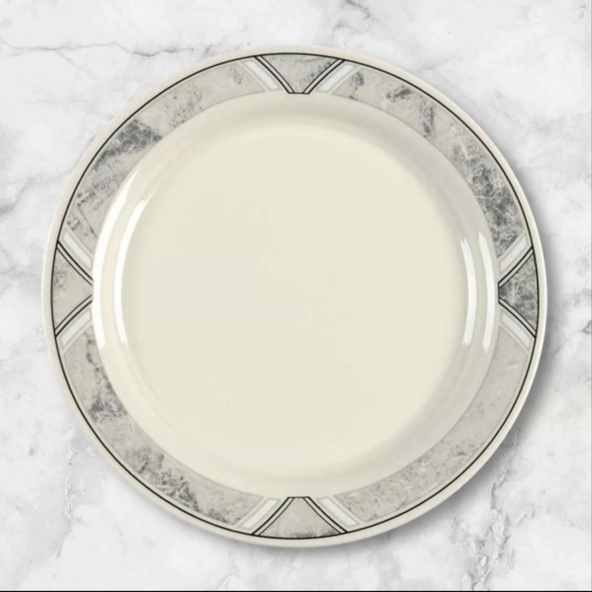 Lenox Natural Accent Granite Dinner Plates | Set of 4 | Excellent Condition