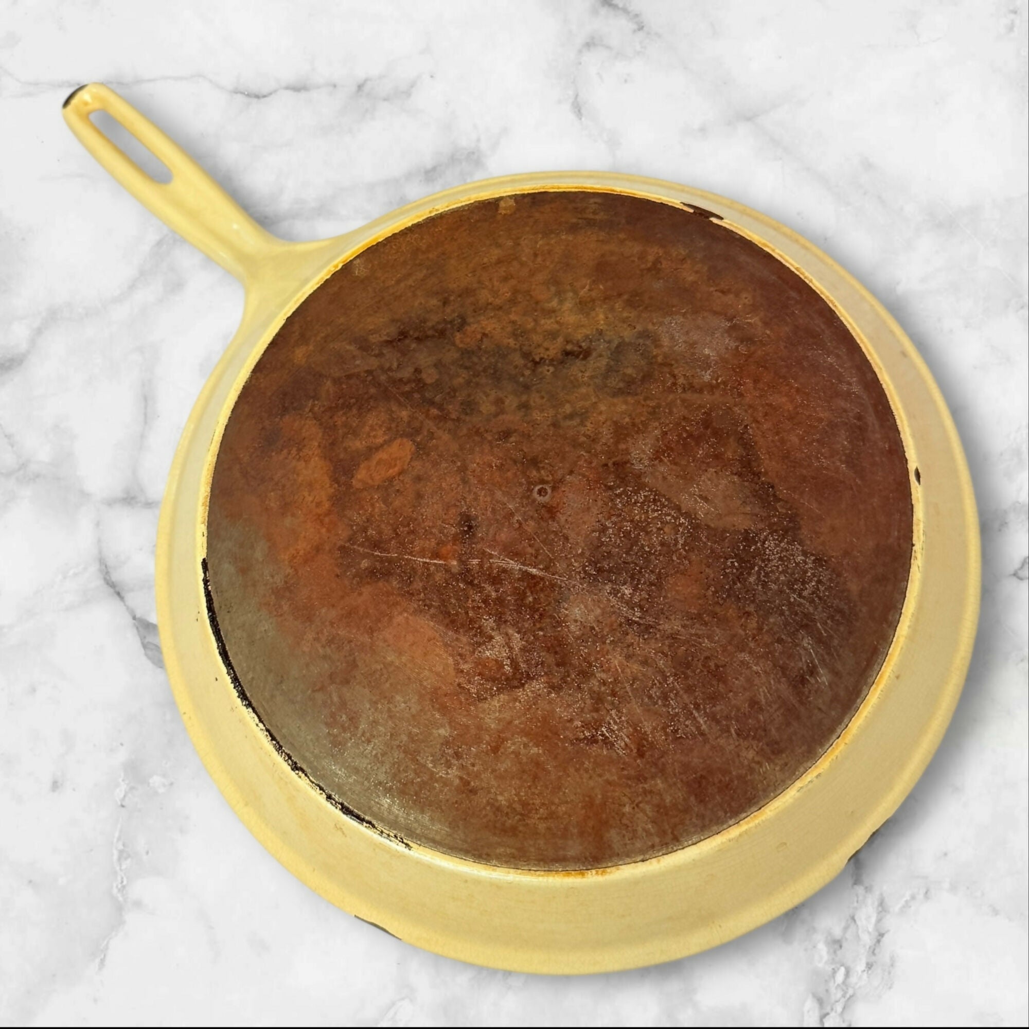 Enameled Cast Iron Grill Pan 10.75 Inch | Good Condition