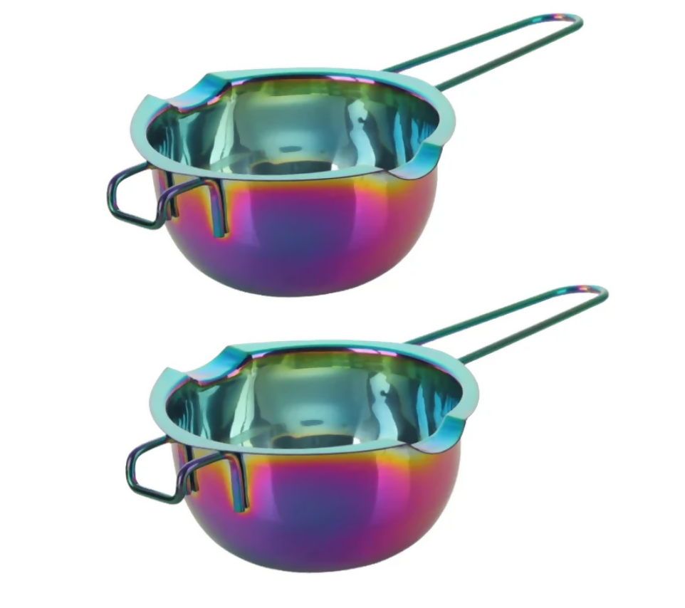 Anygleam Melting Pot 1Pc Rainbow no.0 Chocolate Melt Cookware Kitchen Heating Container Milk Bowl Baking Tool Kitchenware