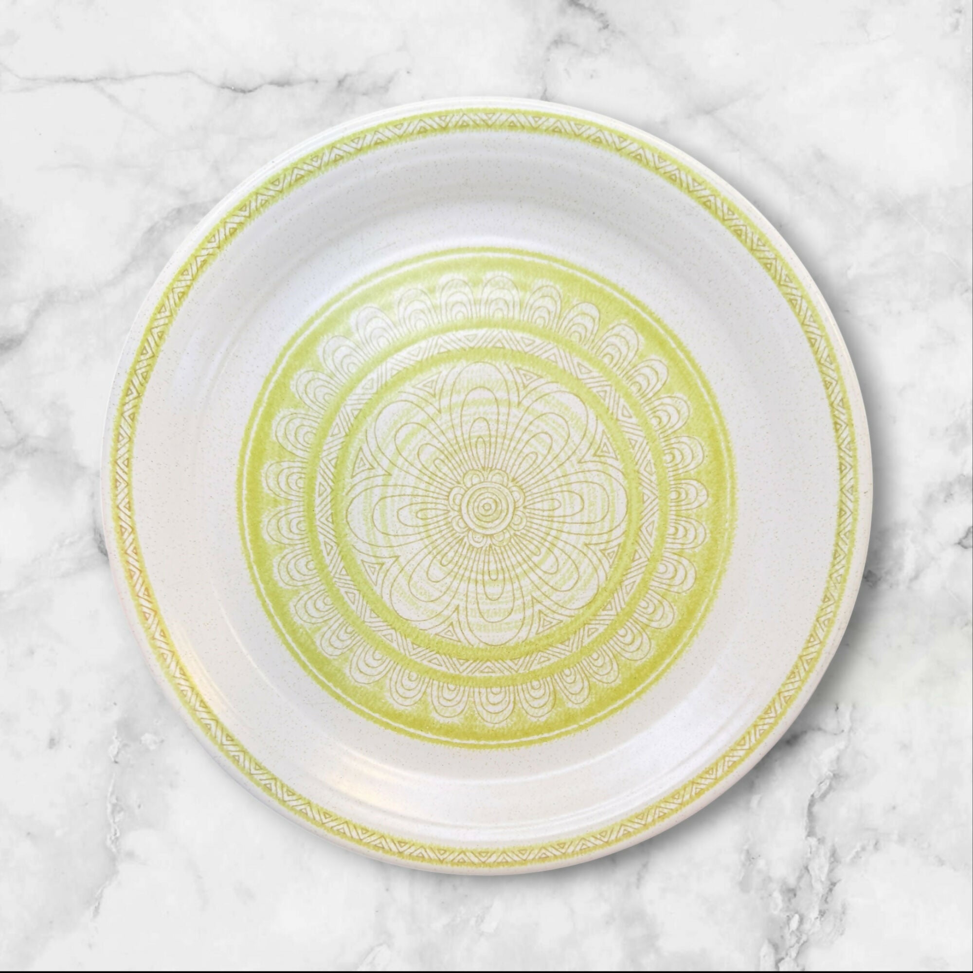 Franciscan Hacienda Green Dinner & Salad Plates Set of 8 | Excellent Condition