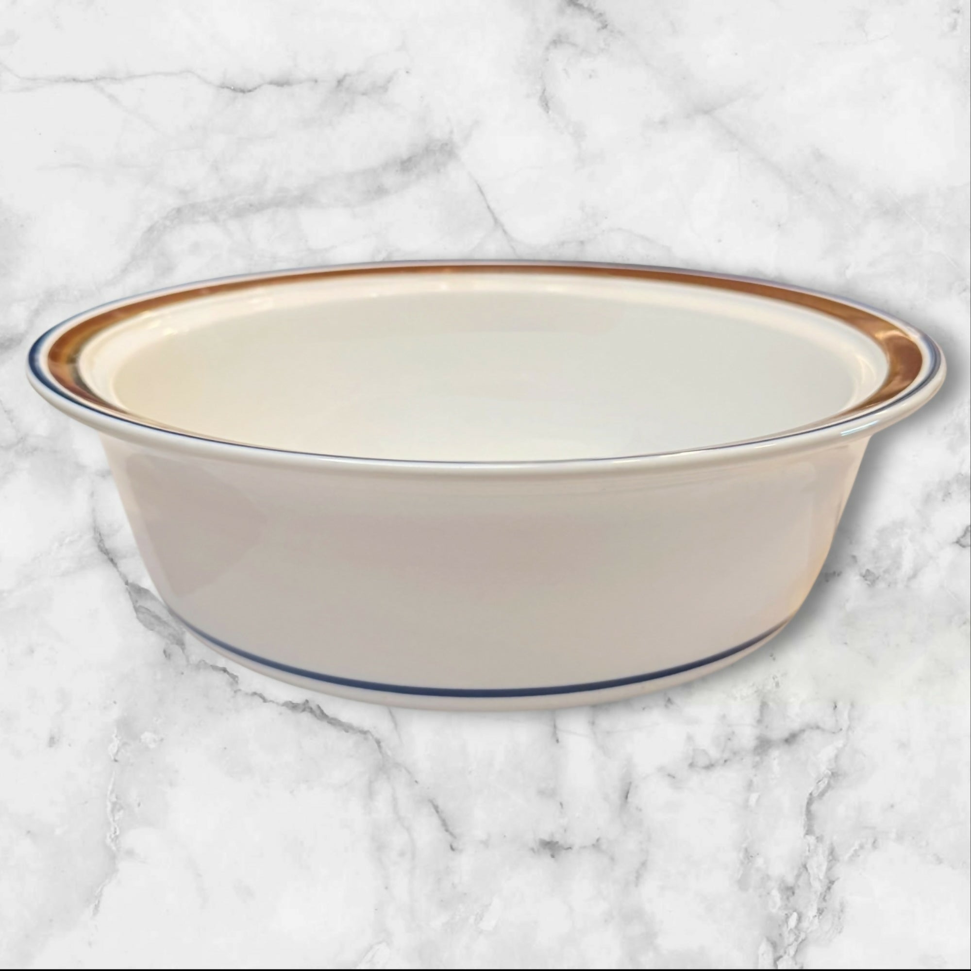 Salem Georgetown Serving Bowl | Vintage Stoneware | USA Made | Excellent