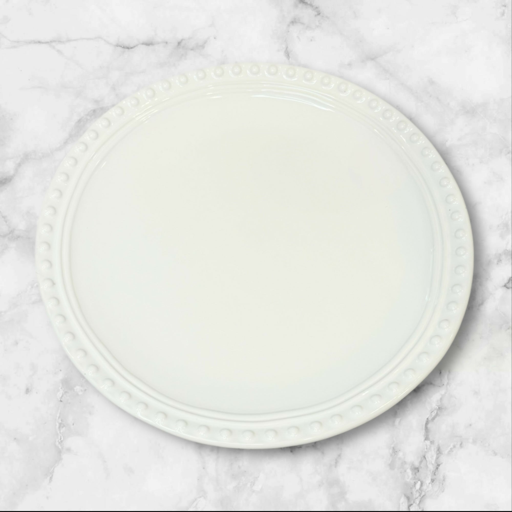 Fapor FOP13 White Dinner Plates | Set of 3 | Excellent Condition