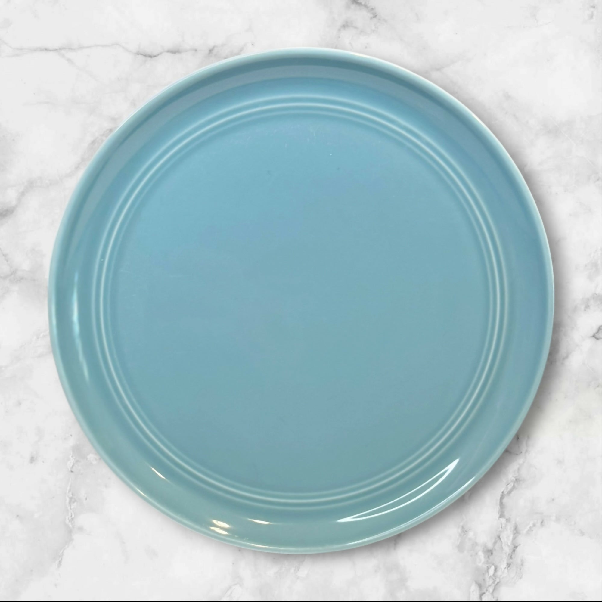 Crate & Barrel Hue Blue Salad Plates | Set of 4 | Gently Used