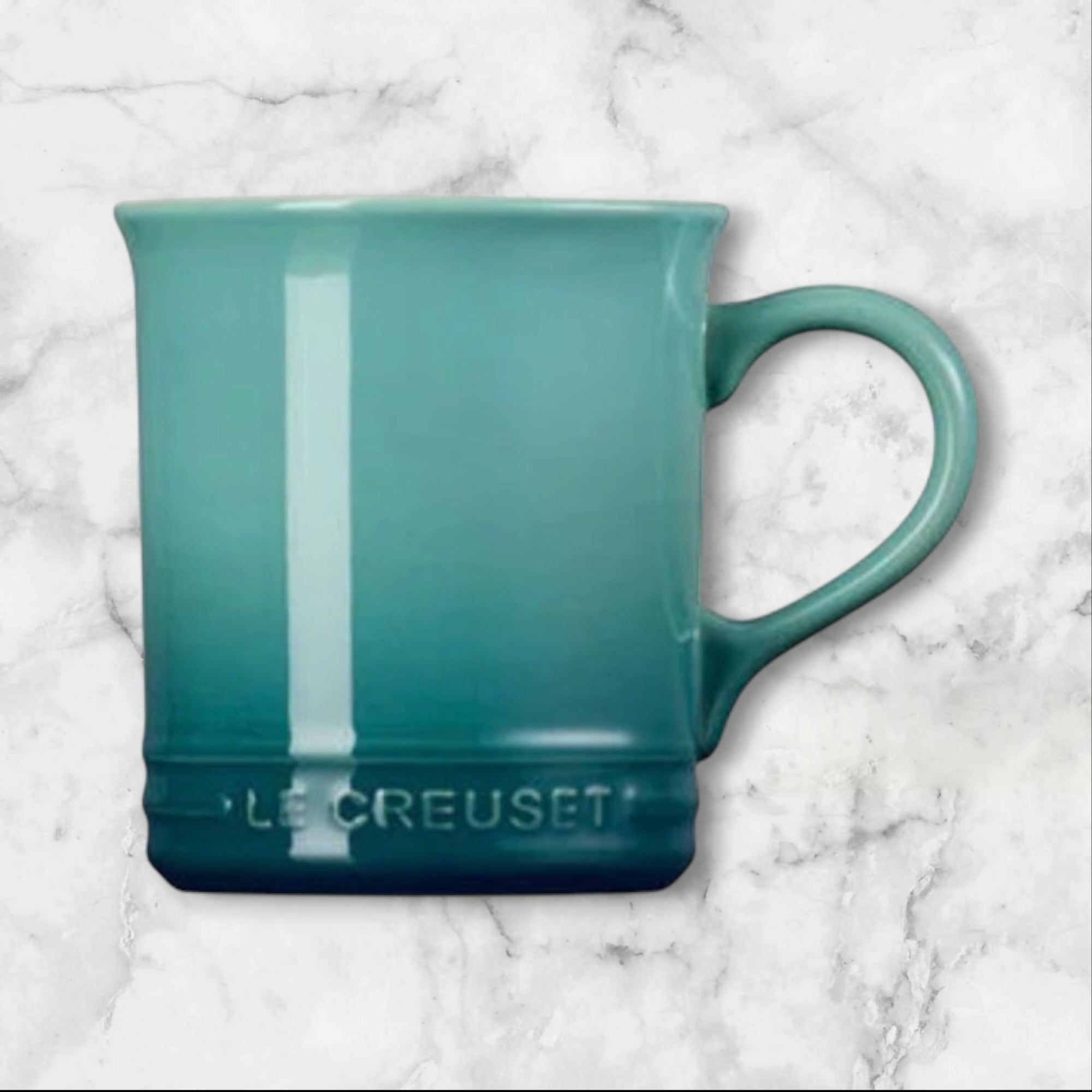 Le Creuset Vancouver Stoneware Mugs Assorted Colors | Set of 4 | Excellent Condition
