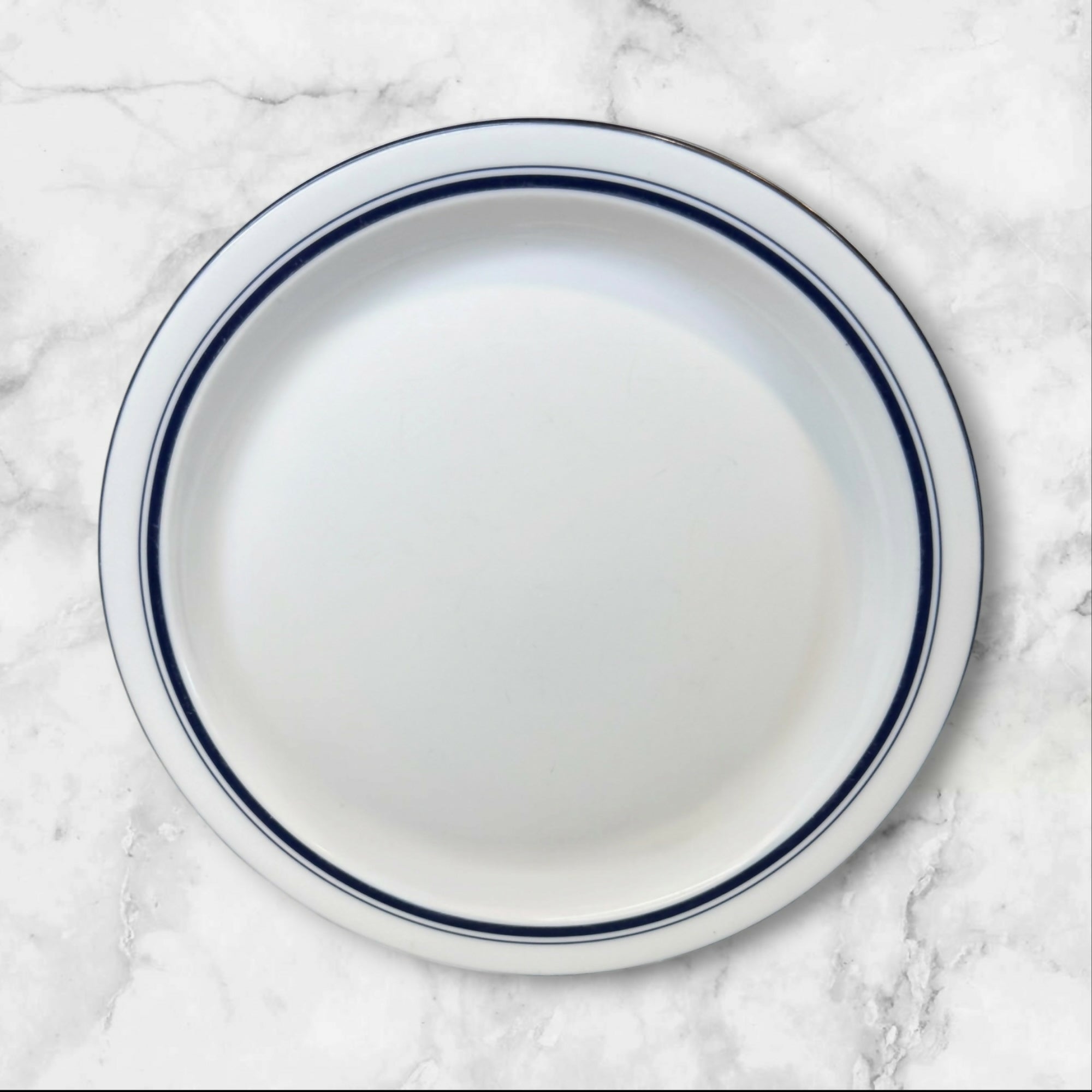 Dansk Bistro Blue Rim Salad Plates Set of 5 | Gently Used Excellent Condition