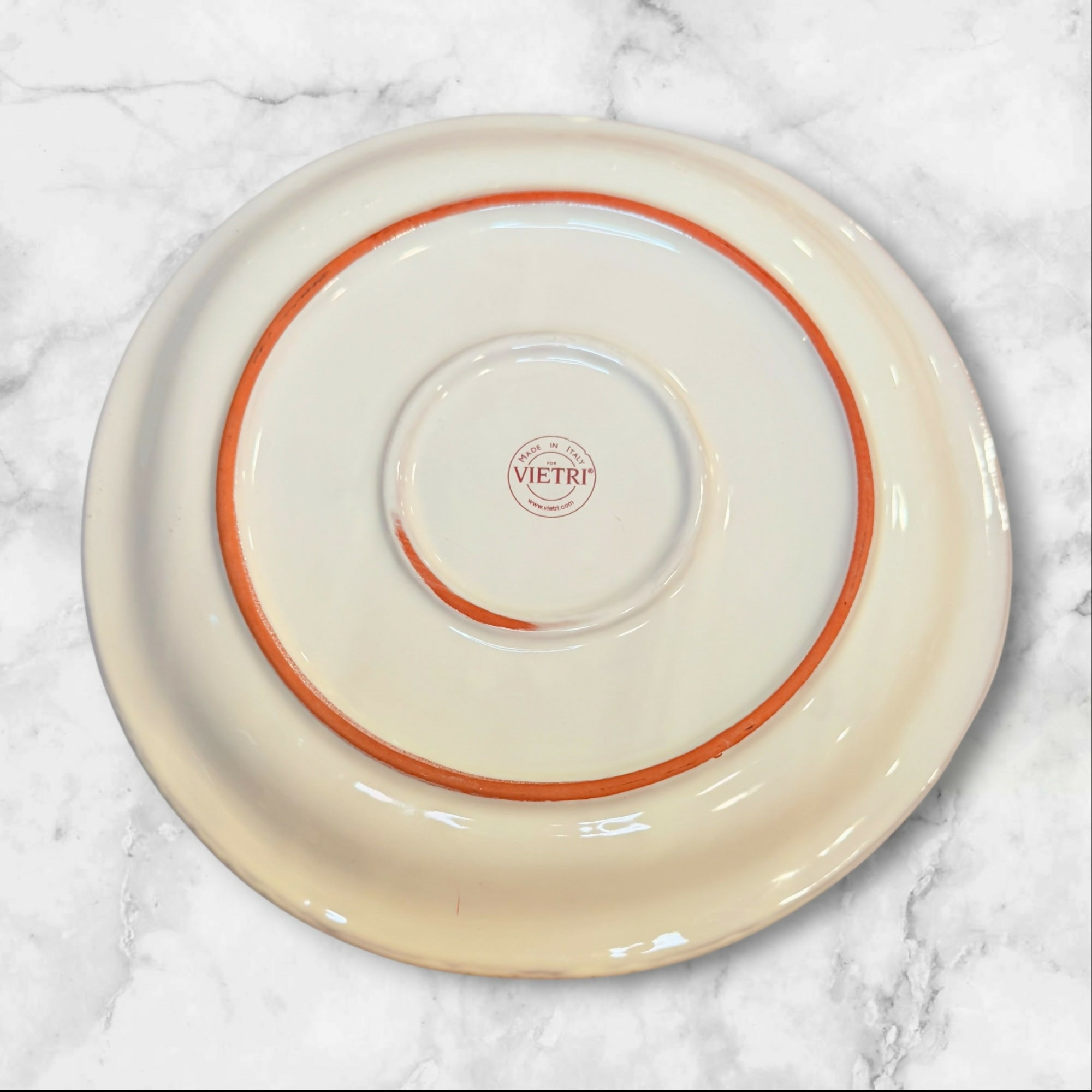 Vietri Italian Terracotta Rim Dinner Plates | Set of 3 | Excellent Condition