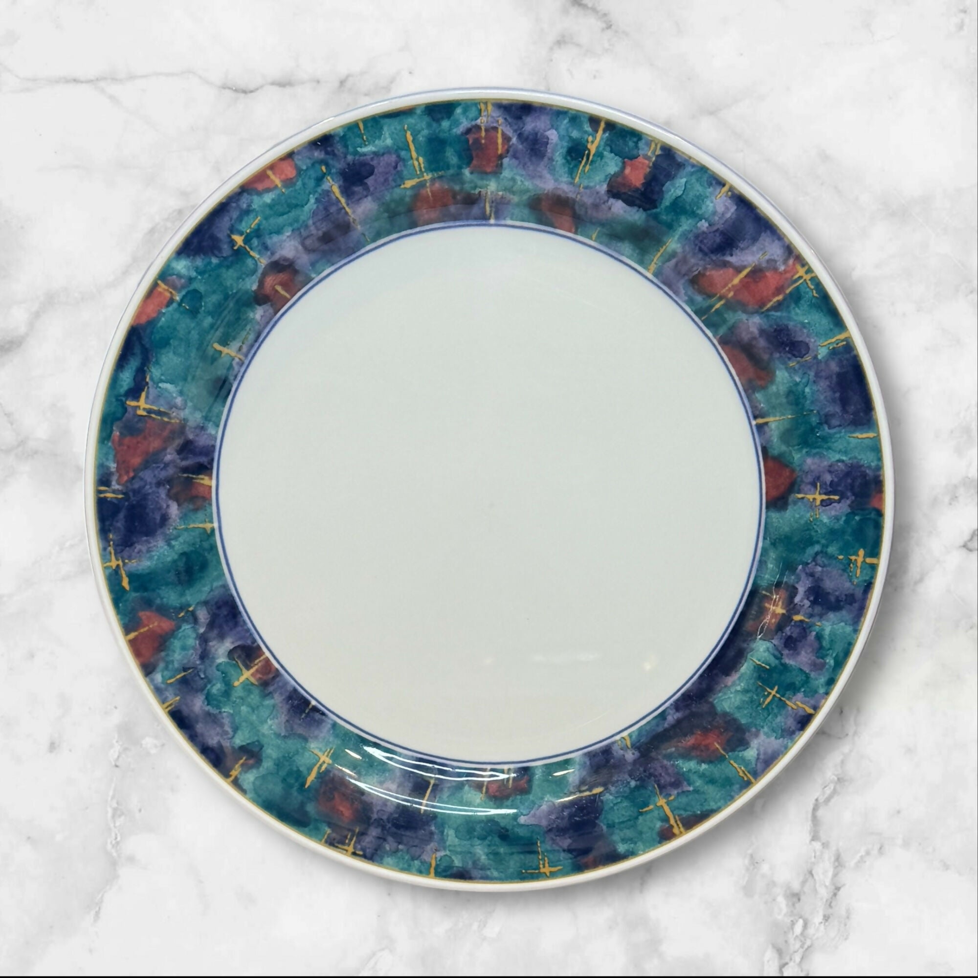 Sango Deborah Mallow Jewel Dinner Plates | Set of 4 | Excellent Condition