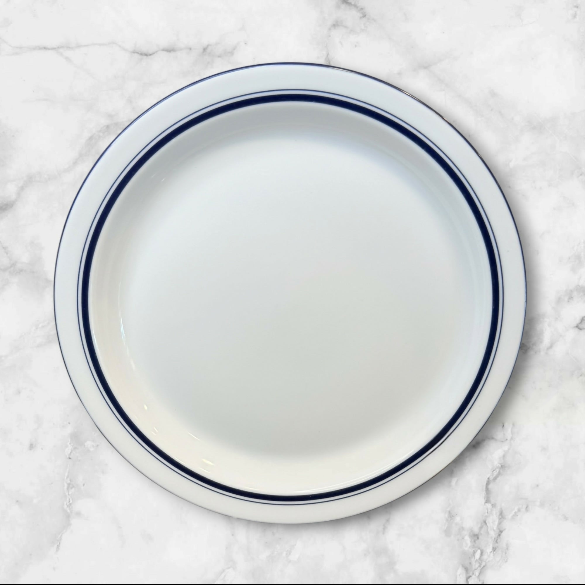 Dansk Bistro Blue Rim Salad Plates Set of 5 | Gently Used Excellent Condition