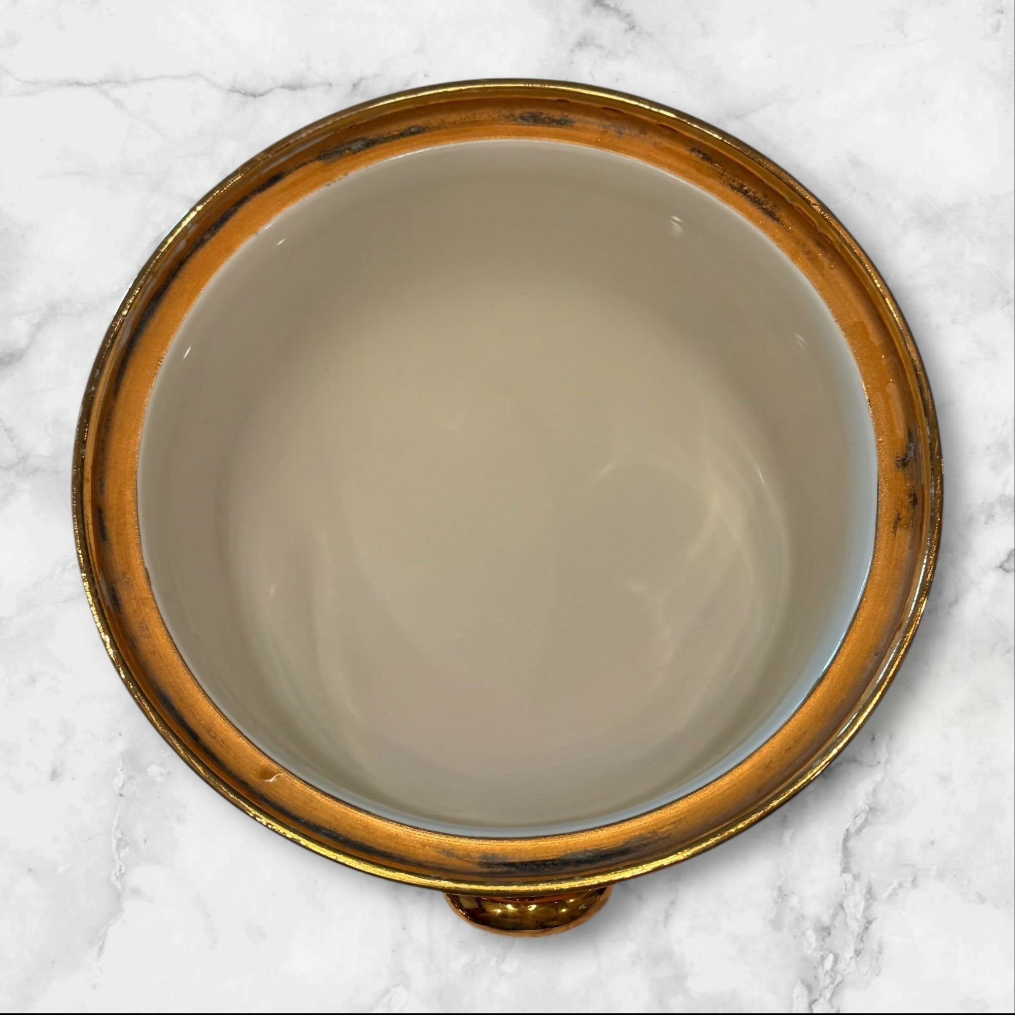 Hall China Carbone Golden Glow Covered Casserole | Vintage | Good Condition