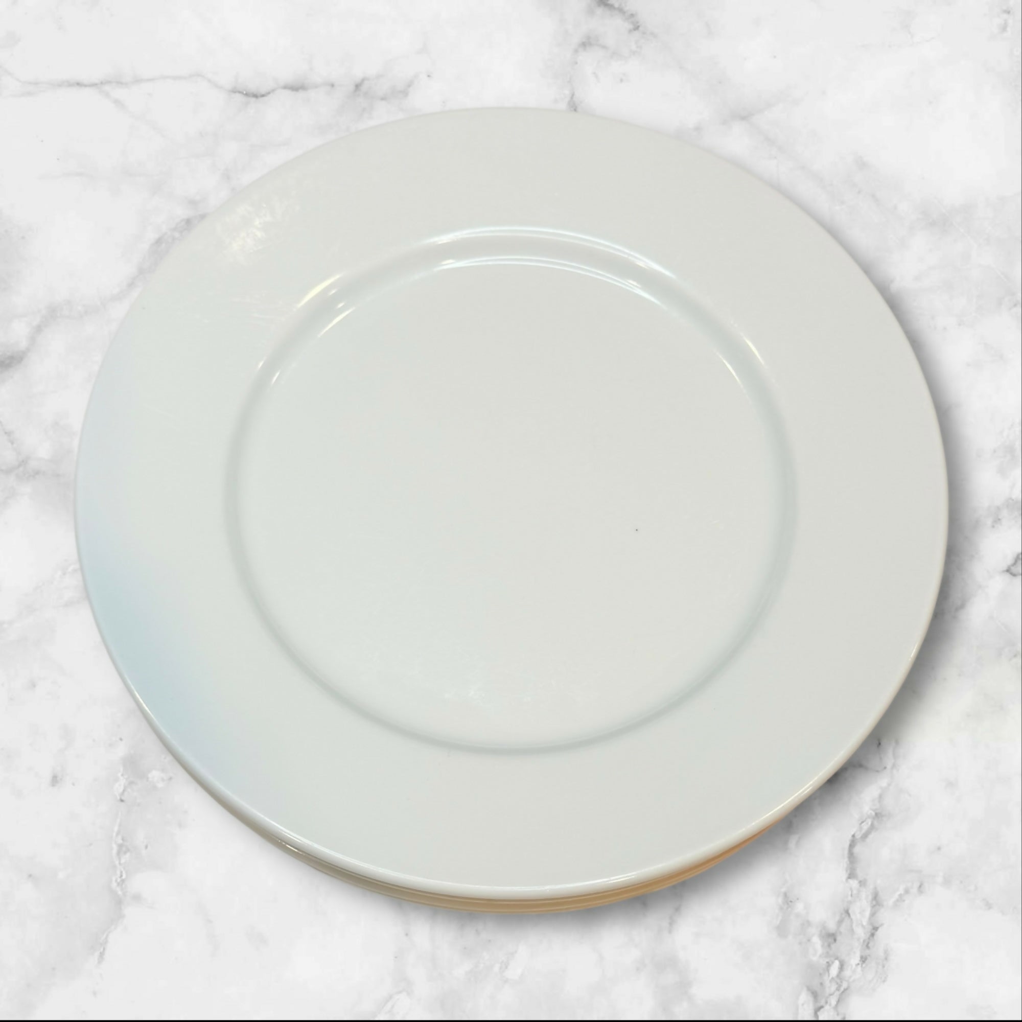 Crate & Barrel Classic White Poland Plates Set of 4 | Great Condition