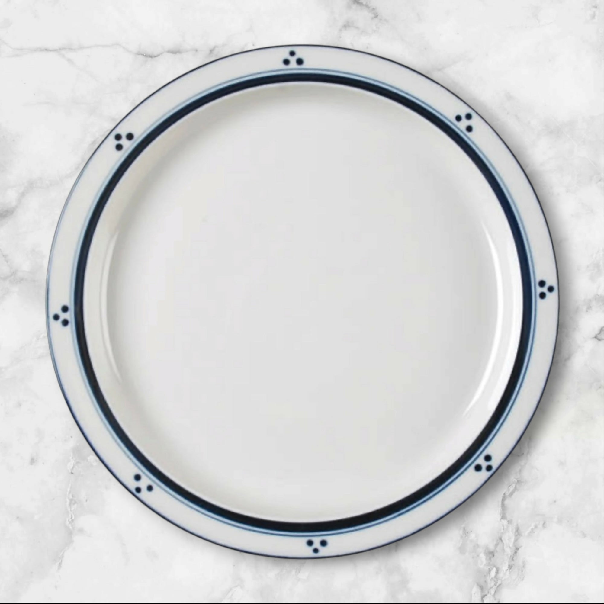 Dansk Fredriksborg Blue Salad Plates Set of 4 | Japan | Excellent Condition