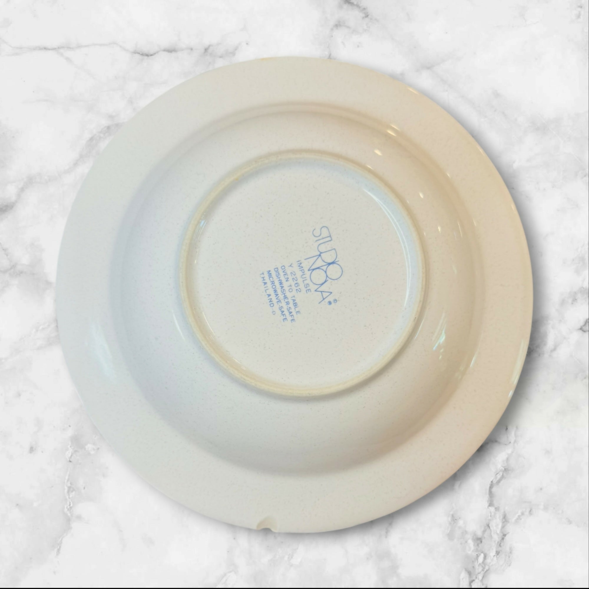 Studio Nova Impulse Rim Soup Bowls | Set of 4 | Vintage Geometric Design
