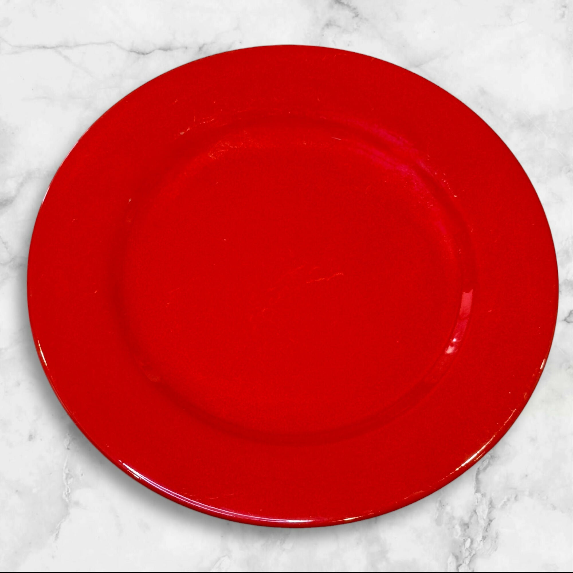 Noble Excellence Candy Apple Dinner Plates | Set of 3 | Good Condition