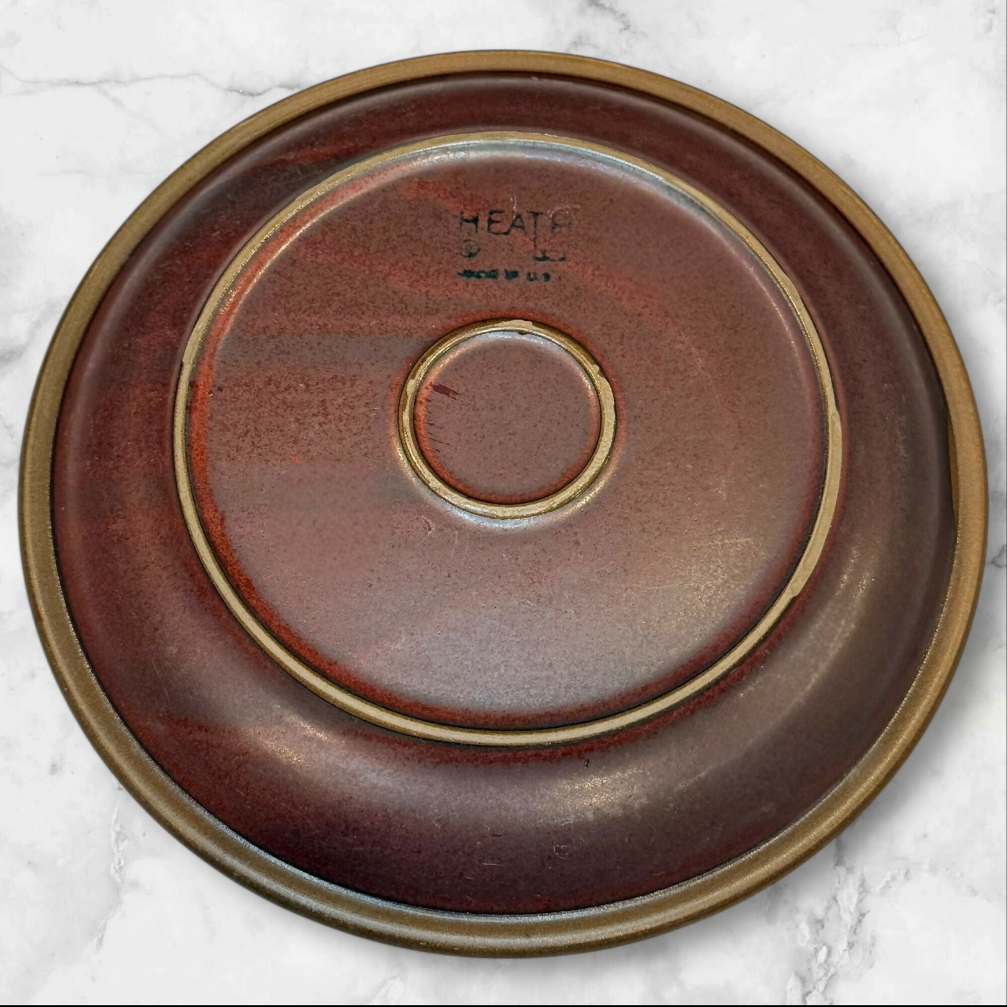 Heath Ceramics Redwood Rim Dinner Plates | Set of 6 | Excellent Condition