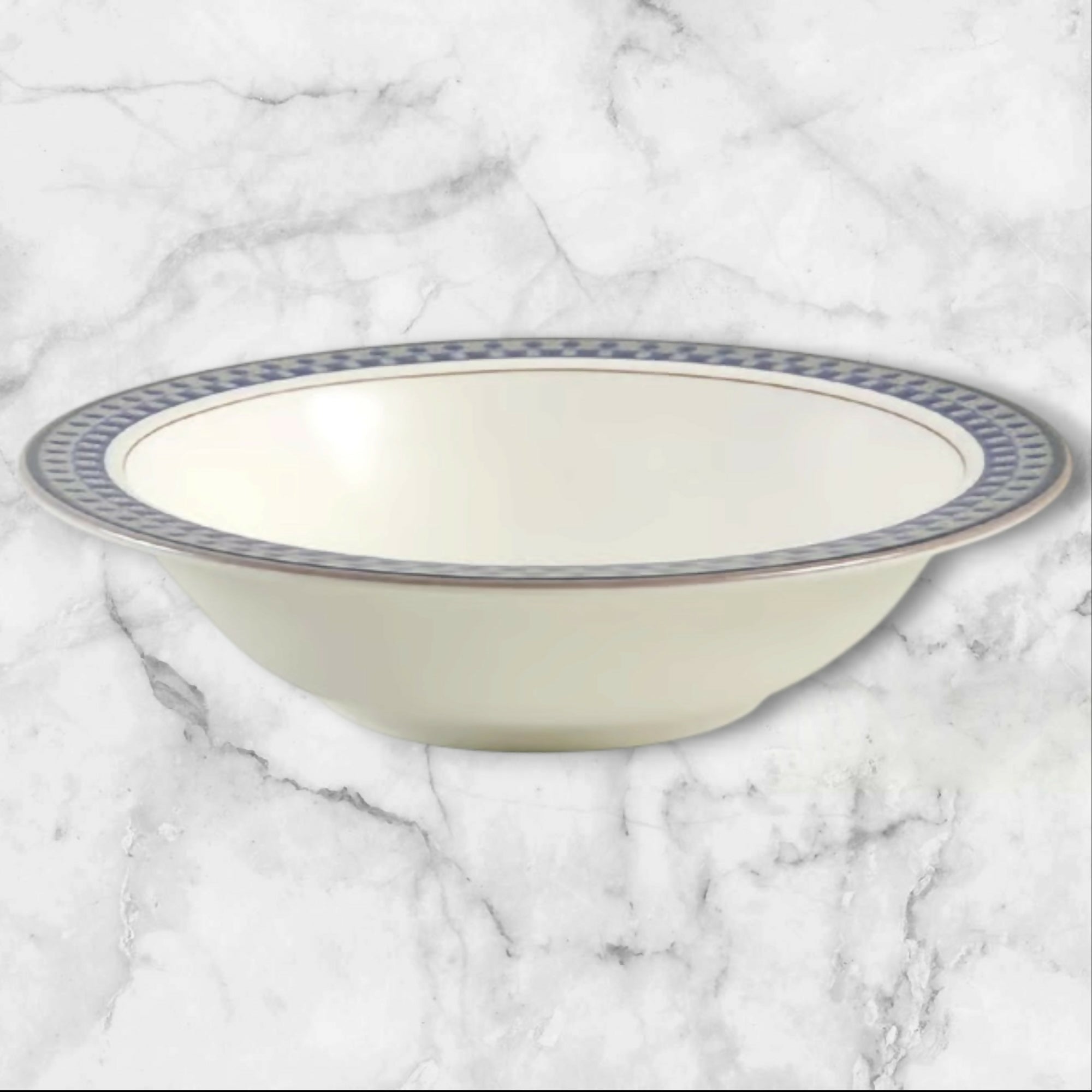 Mikasa Aztec Blue Fruit Dessert Bowls Set of 4 | Good Condition