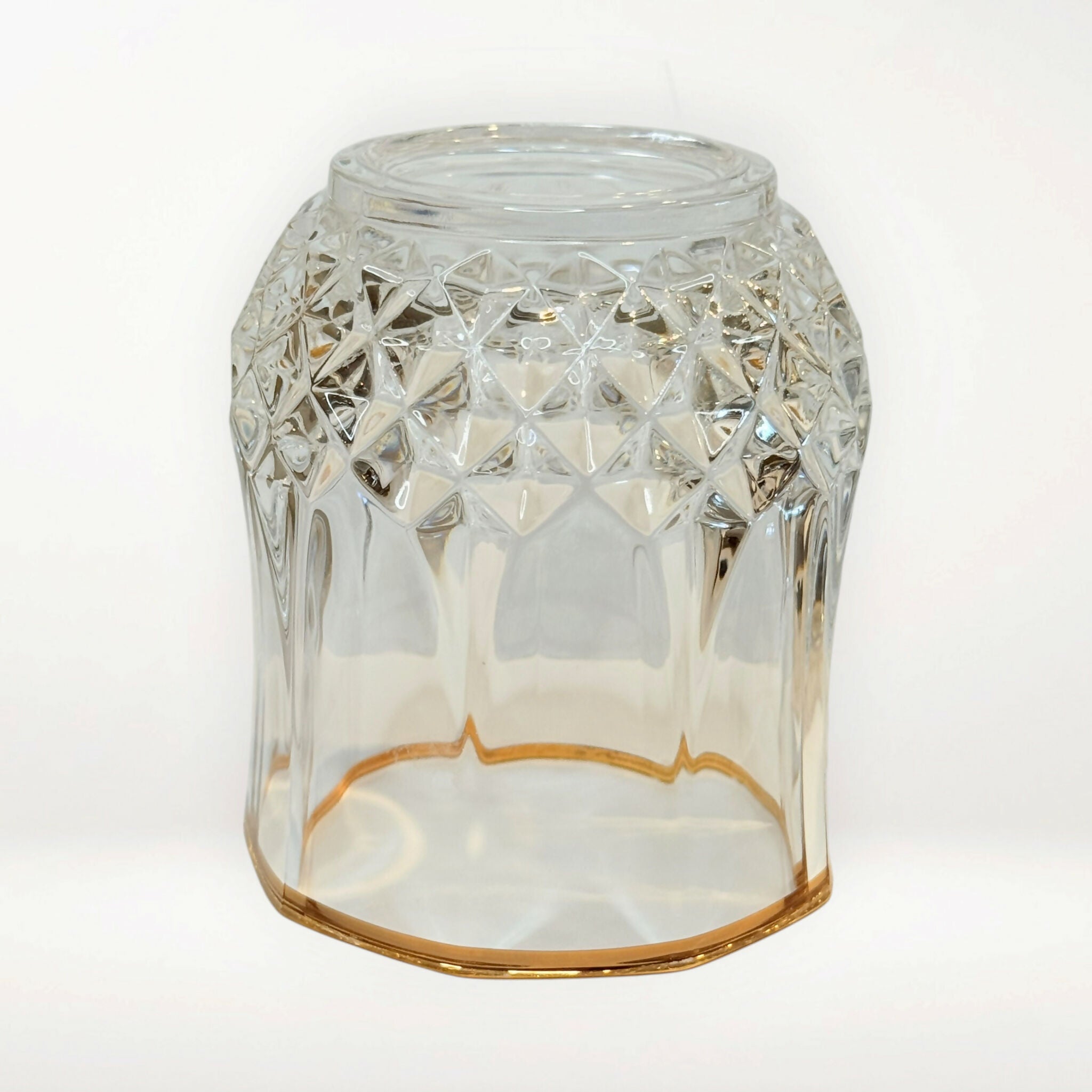 Cristal d’Arques Longchamp Gold Double Old Fashioned Glasses | Set of 4