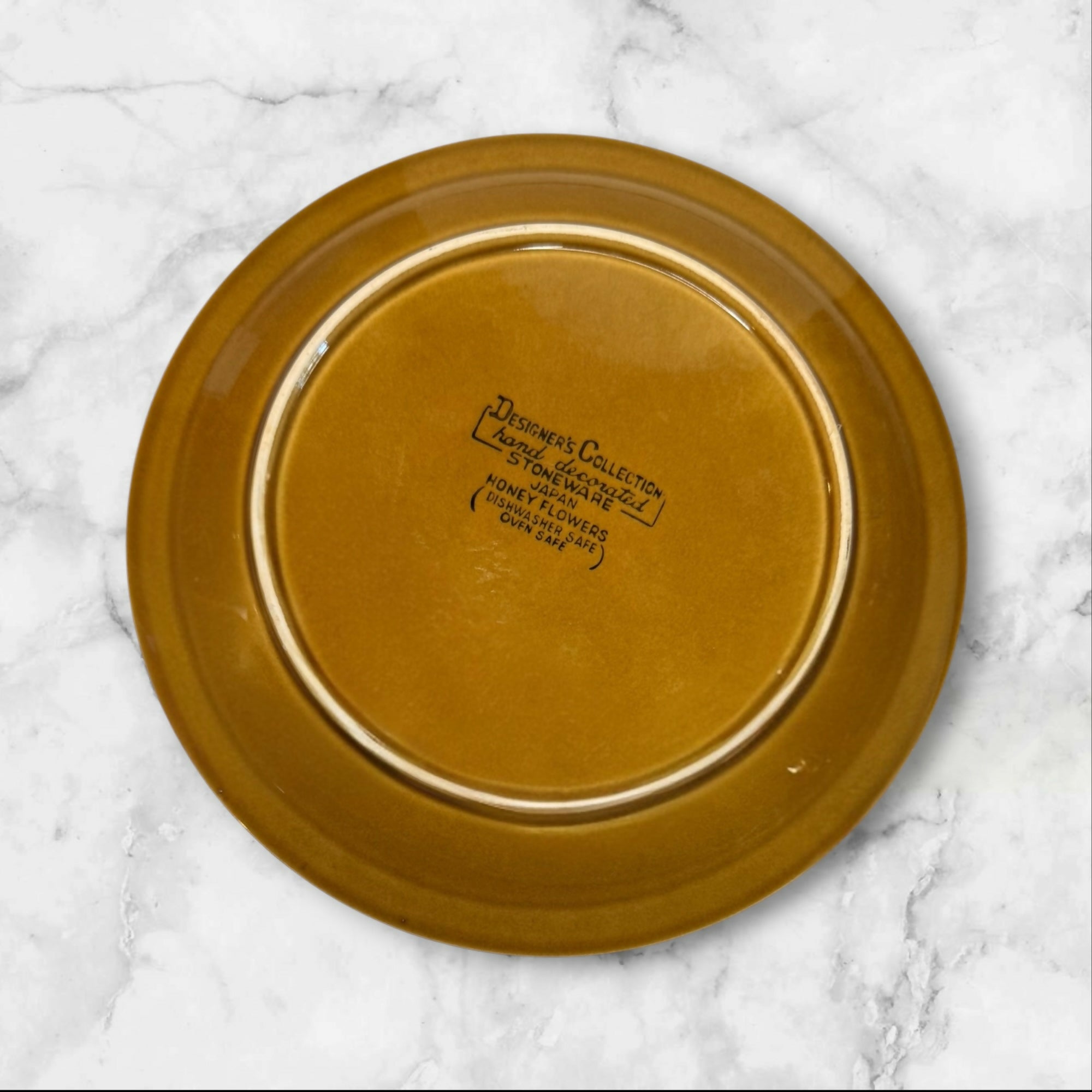Designer’s Collection Honey Flower Salad Plates | Set of 4 | Great Condition