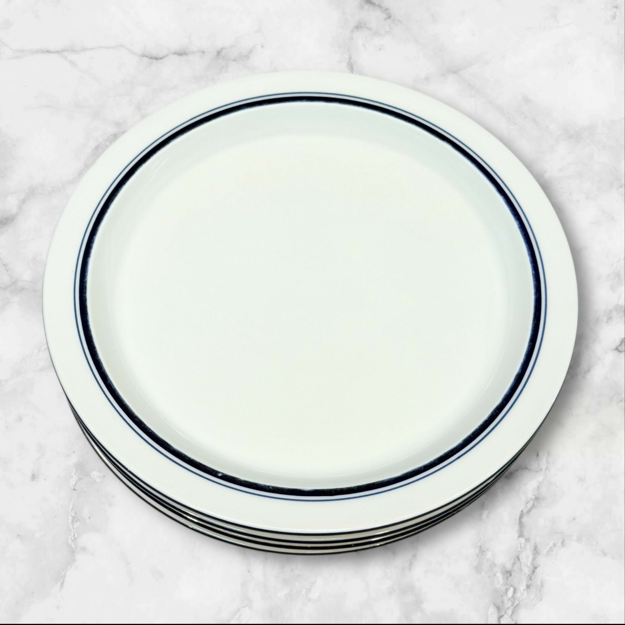 Dansk Christianshavn Blue Salad Plates | Set of 4 | Portugal | Great Condition