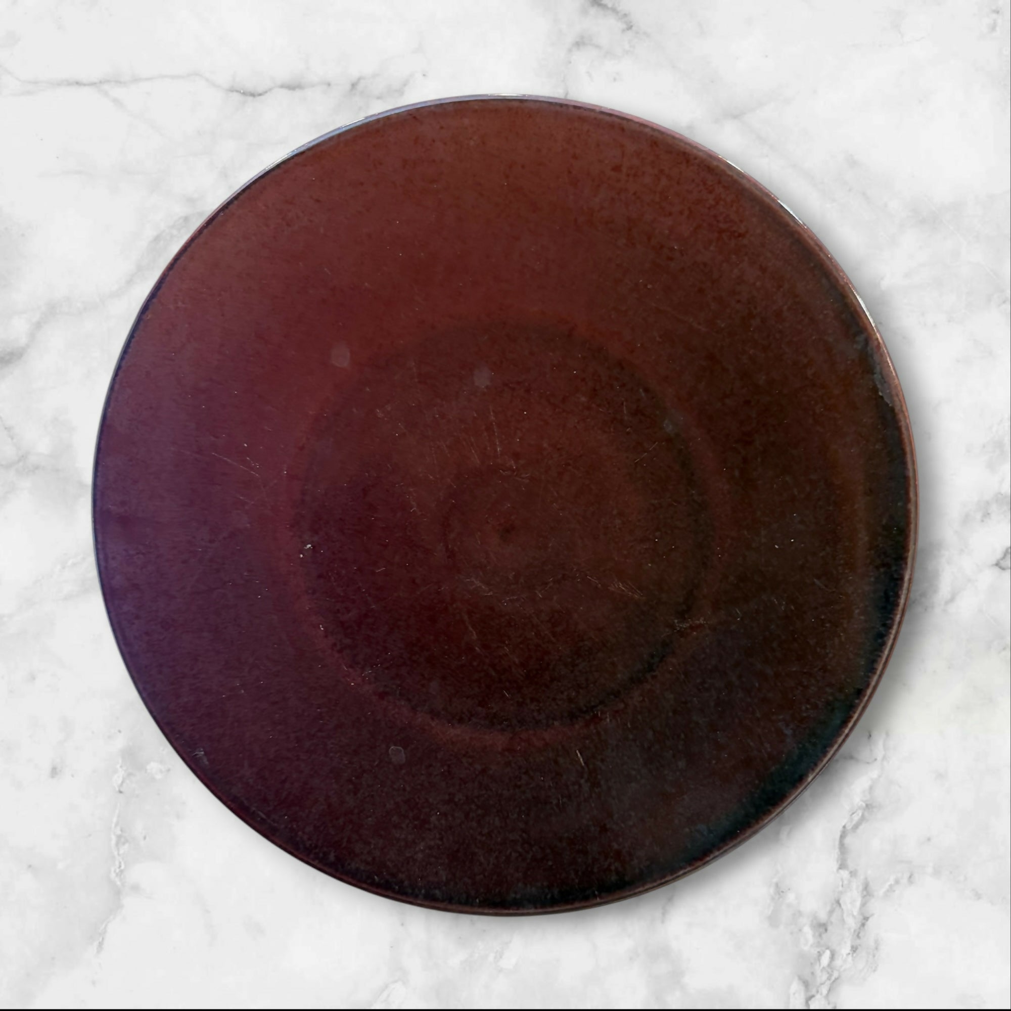 Crate & Barrel Marrakech Red Dinner Plates | Set of 5 | Used Condition
