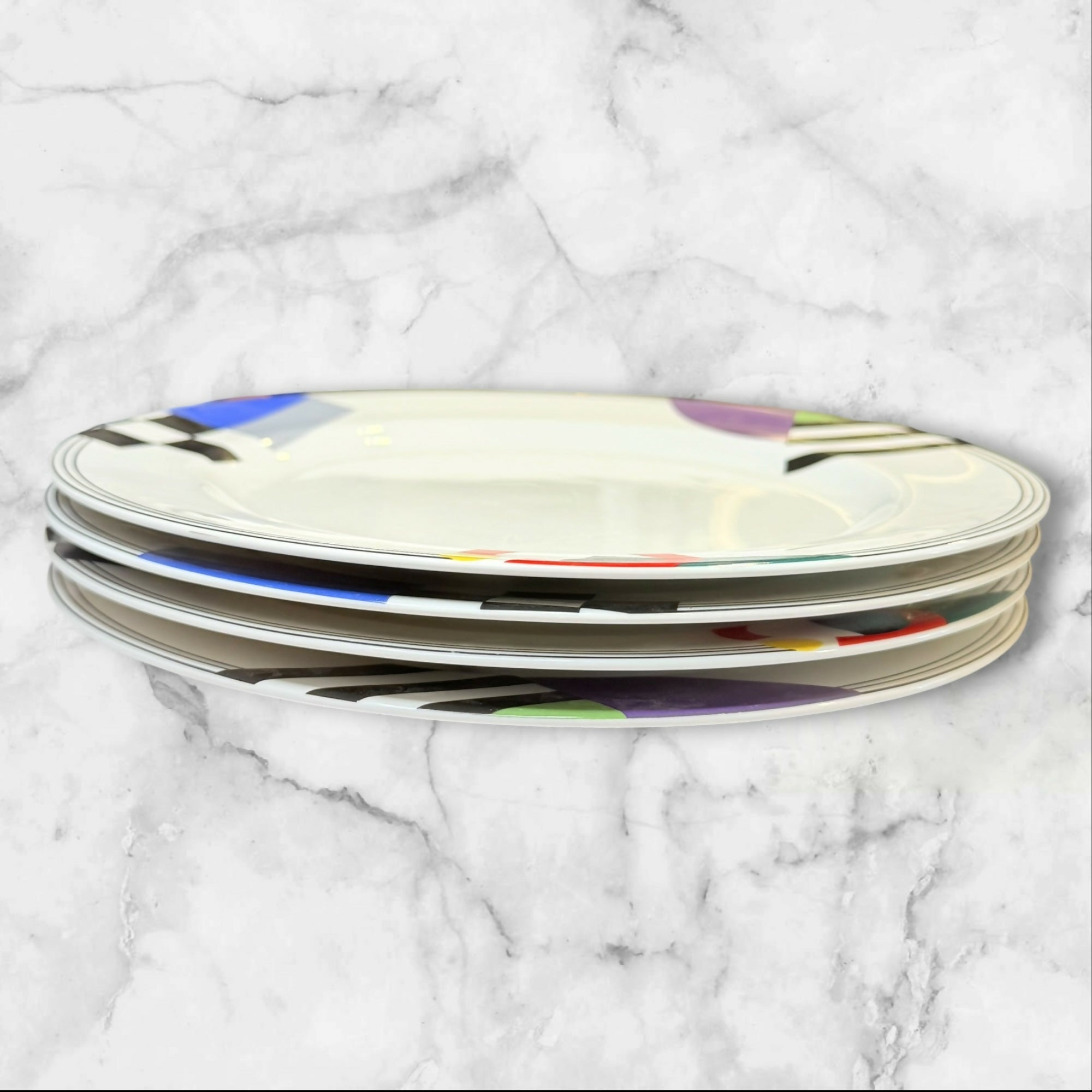 Mikasa Mikasa High Spirits Dinner Plates | Set of 4 | Great Condition