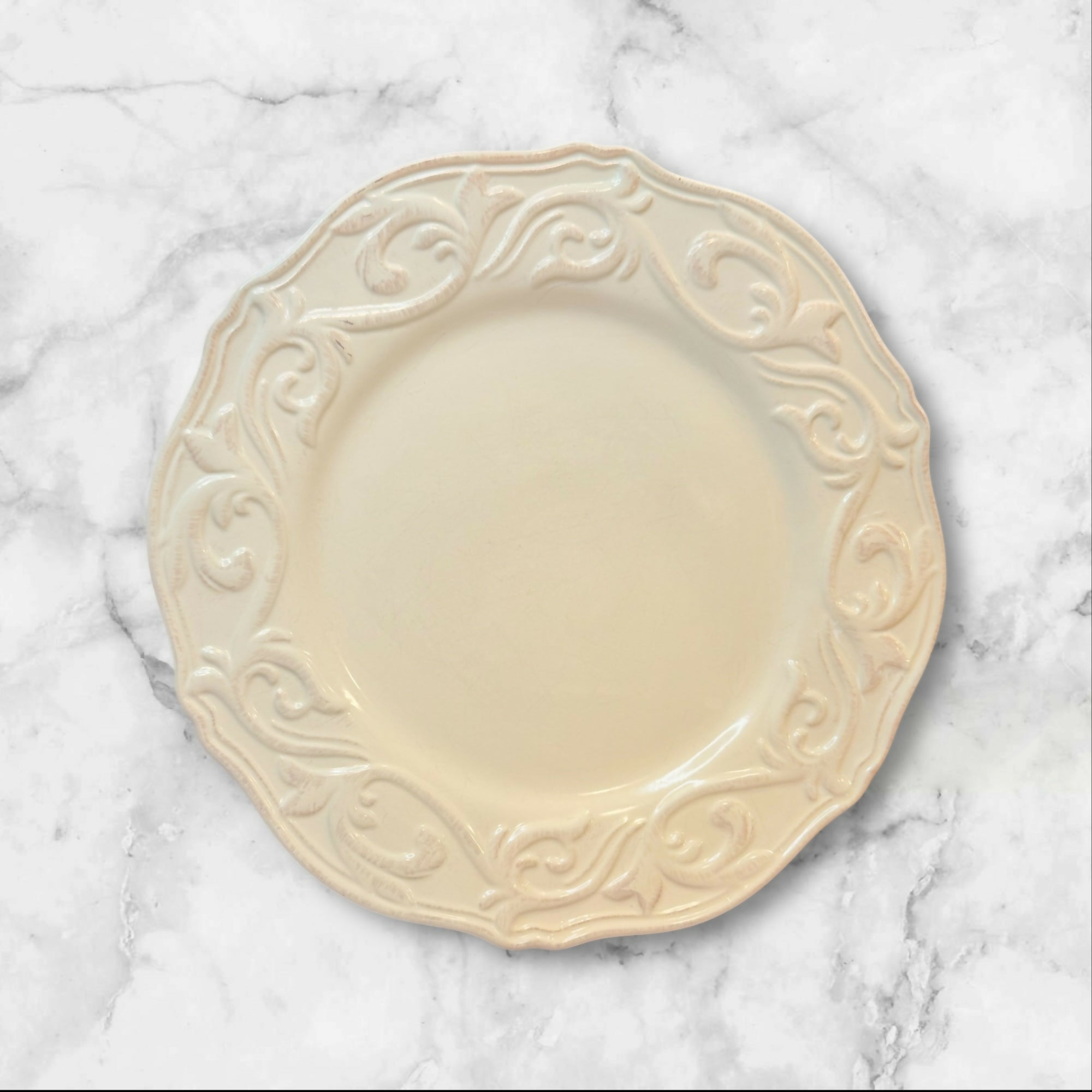 JCPenney Corvella Ivory Dinner Plates Set of 6 | Great Condition