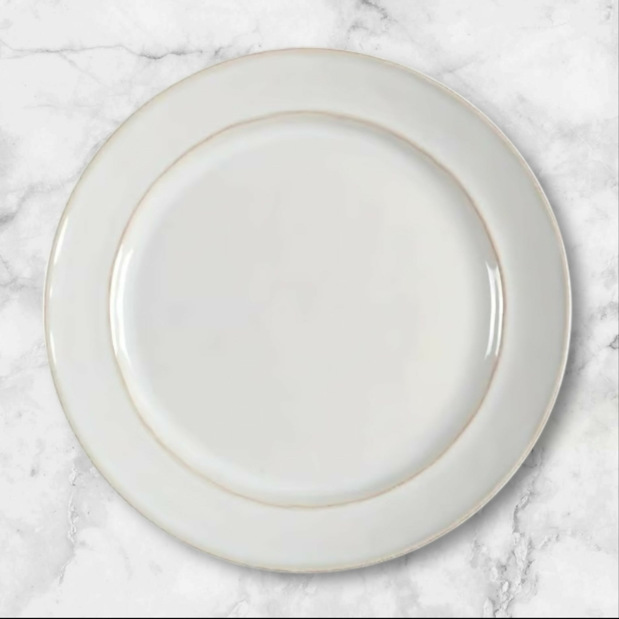 Pottery Barn Cambria Stone White Salad Plates | Set of 4 | Great Condition