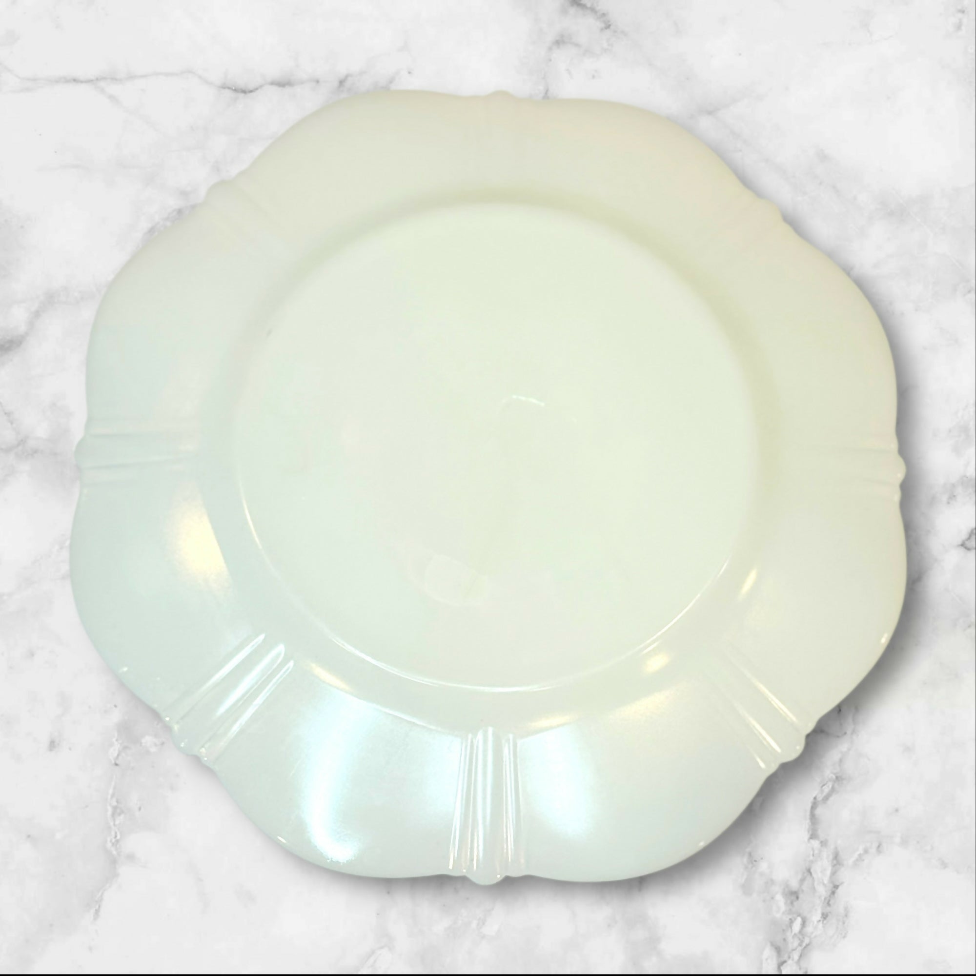 MacBeth-Evans American Sweetheart Monax Salad Plates | Set of 6 | Vintage Glass