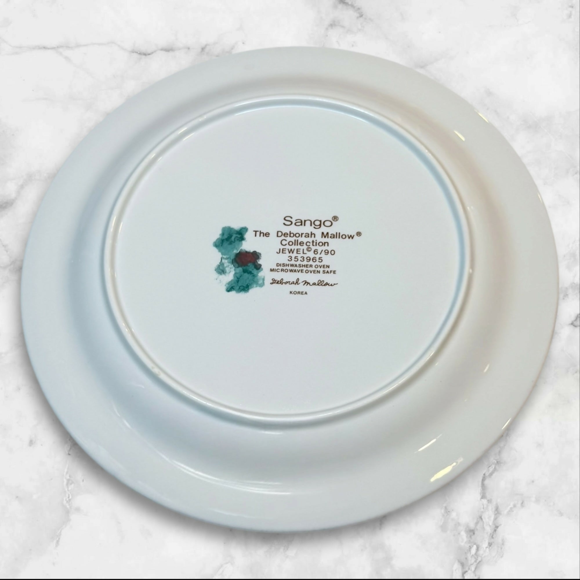 Sango Jewel Deborah Mallow Dinner Plates Set of 3 Gently Used Korea